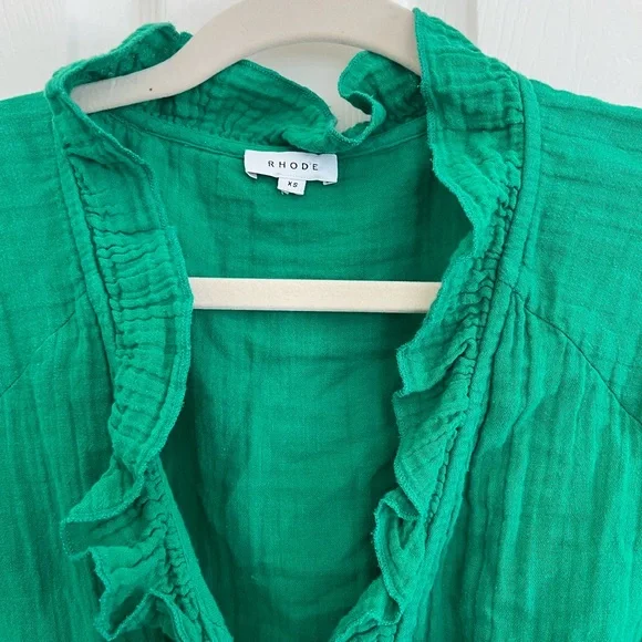 RHODE V-Neck Wrap Long Dress Size XS - Picture 4 of 12